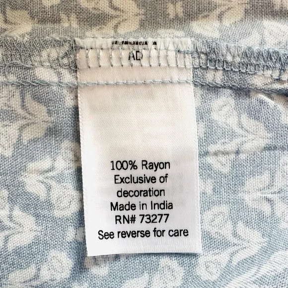 NWT CROFT&BARROW Women Sleeveless Pullover Keyhole Neckline Floral Shirt Sz PXXL - Picture 12 of 13